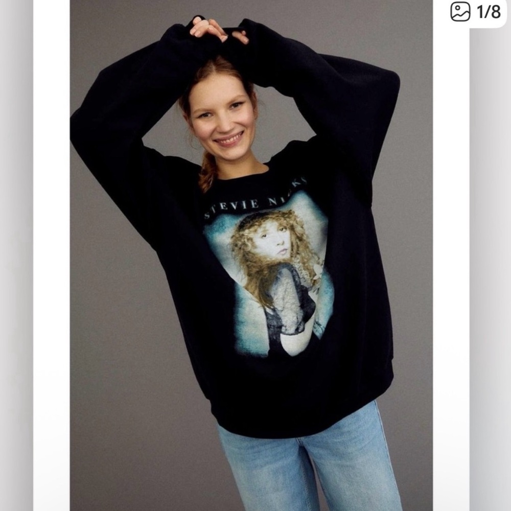 Stevie Nicks Fleetwood Mac Crewneck Sweater Graphic
